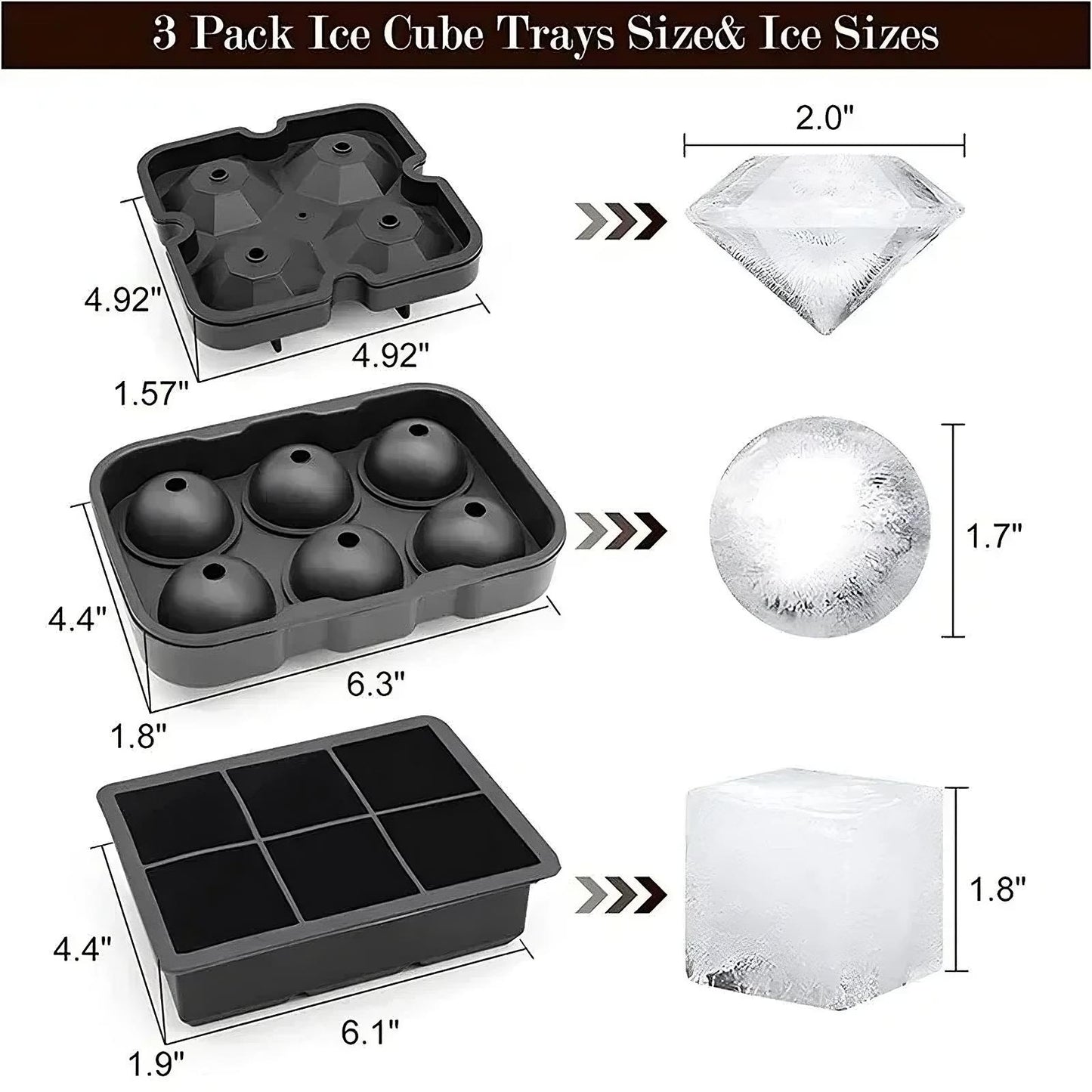 Moule à glaçons en silicone
