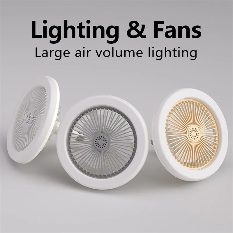 Lampe de ventilateur à douille avec télécommande