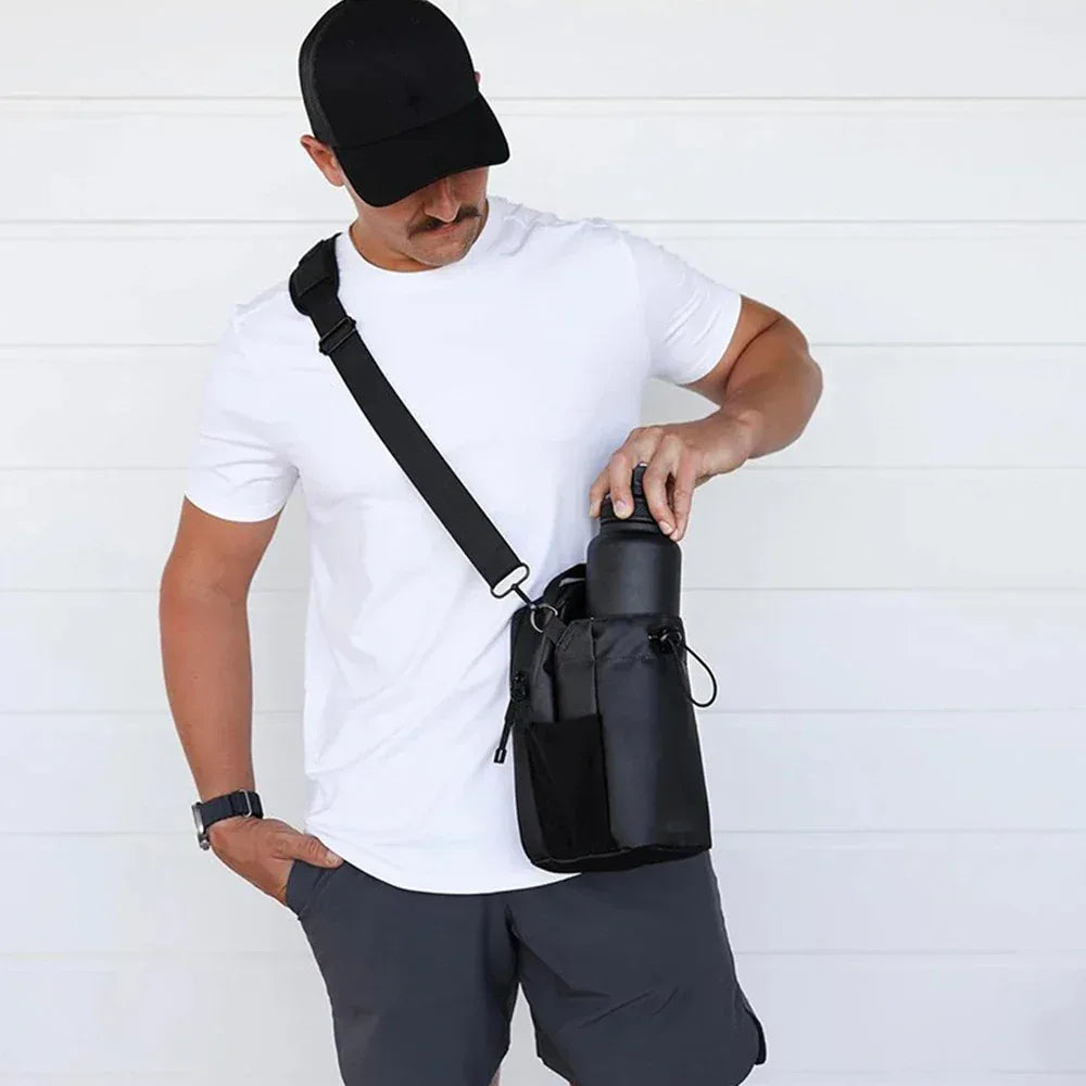Magnetic Water Bottle Bag for Gym - DroppLux