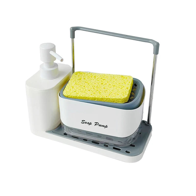 Ensemble distributeur de savon pour les mains et la vaisselle 5 en 1