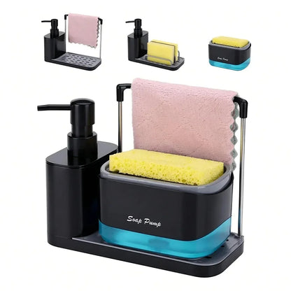 5-in-1 Hand and Dish Soap Dispenser Set - DroppLux