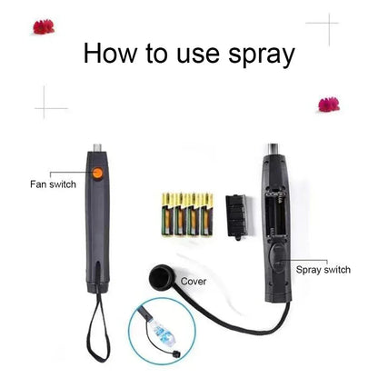 Portable Umbrella with Fan & Misting - DroppLux