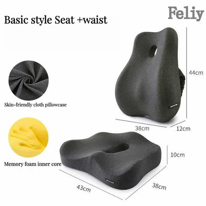 Memory Foam Office Chair Cushion - DroppLux