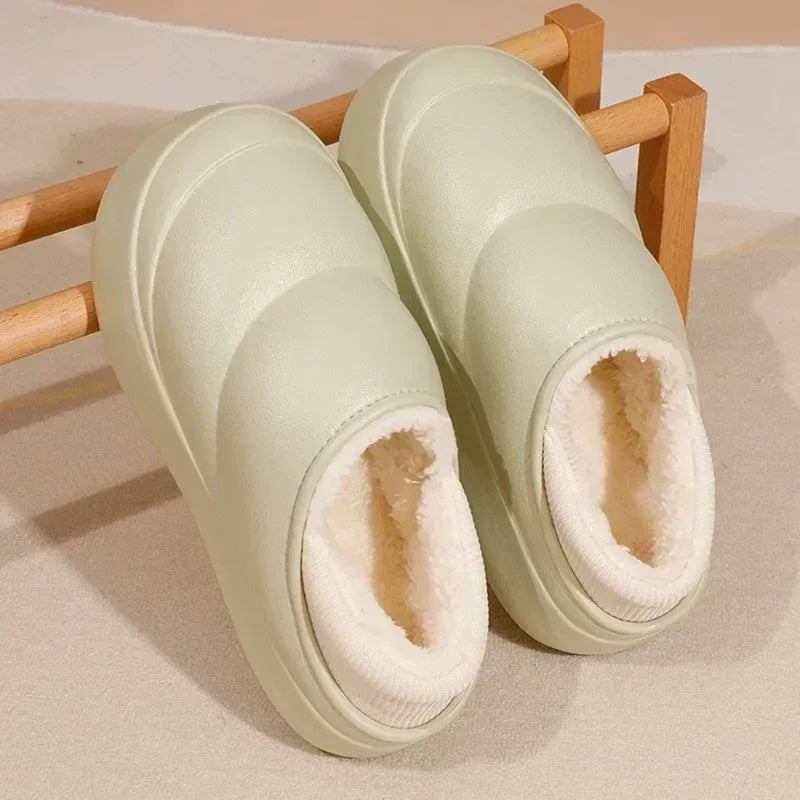 Thick Soles Women Winter Home Cotton Slippers - DroppLux