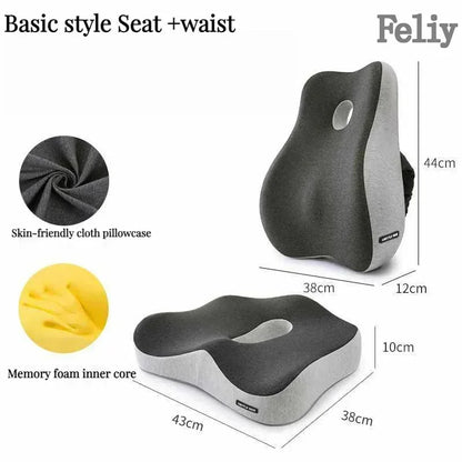 Memory Foam Office Chair Cushion - DroppLux