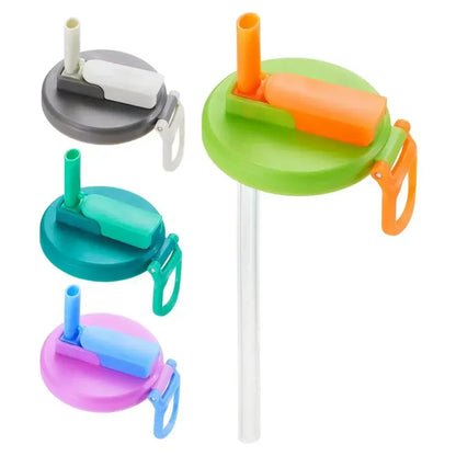 Soda Lid Cover With Straw - DroppLux