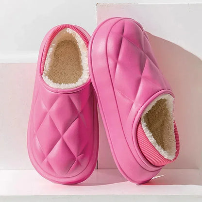 Thick Soles Women Winter Home Cotton Slippers - DroppLux