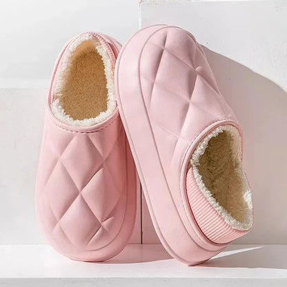 Thick Soles Women Winter Home Cotton Slippers - DroppLux