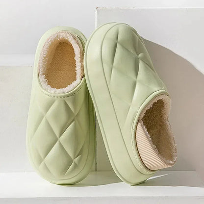 Thick Soles Women Winter Home Cotton Slippers - DroppLux