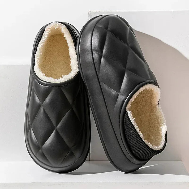 Thick Soles Women Winter Home Cotton Slippers - DroppLux