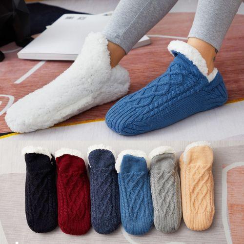 Winter Wool Socks Slippers - DroppLux