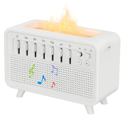 3-in-1 Bluetooth Humidifier with Night Light & White Noise - DroppLux