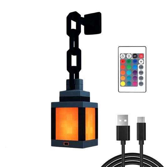 Pixelated Lantern Night Light - DroppLux