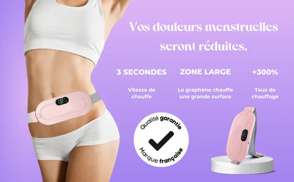 Ceinture Chauffante Anti-Douleur Menstruelle 🔥 – Soulagement Immédiat - DroppLux