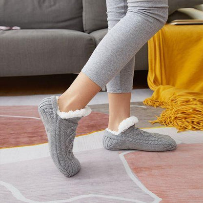 Winter Wool Socks Slippers - DroppLux