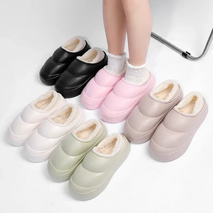Thick Soles Women Winter Home Cotton Slippers - DroppLux