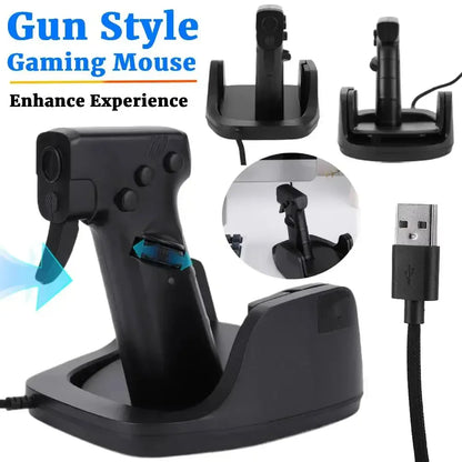 Gun Style Vertical Gaming Mouse - DroppLux