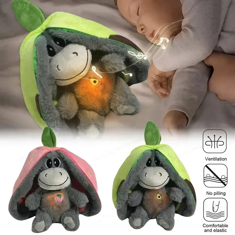 Strawberry Donkey Breathing Plush Doll - DroppLux