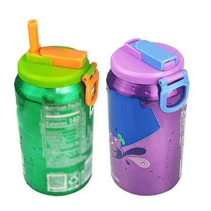 Soda Lid Cover With Straw - DroppLux