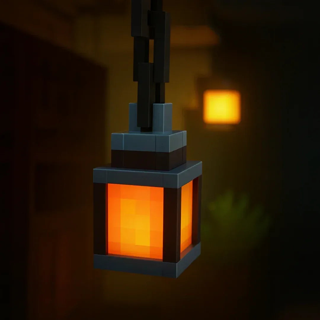 Pixelated Lantern Night Light - DroppLux