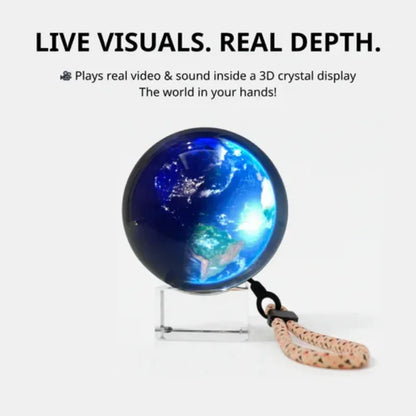 Customizable Video Crystal Sphere - DroppLux