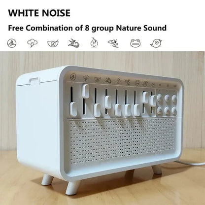 3-in-1 Bluetooth Humidifier with Night Light & White Noise - DroppLux