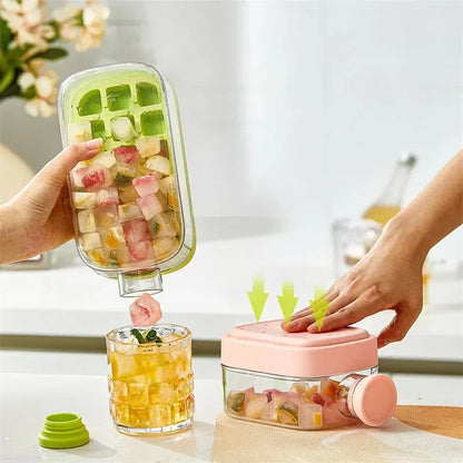 Ice Cube Tray With Straw - DroppLux