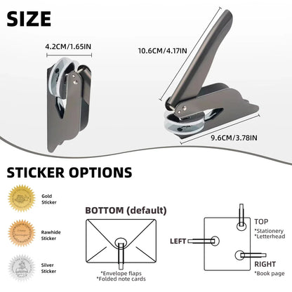 Custom Embosser for Books - DroppLux