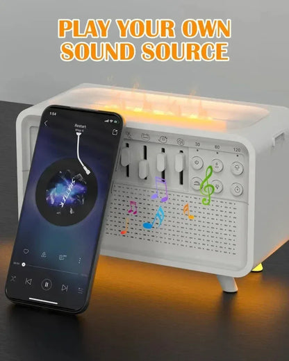 3-in-1 Bluetooth Humidifier with Night Light & White Noise - DroppLux