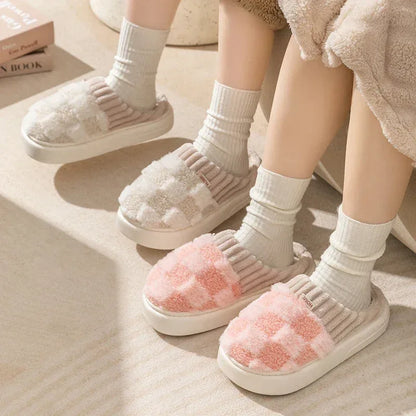 Winter Toe Wrap Thick Cotton Slippers - DroppLux