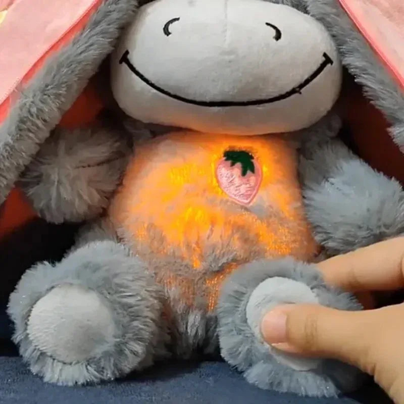 Strawberry Donkey Breathing Plush Doll - DroppLux