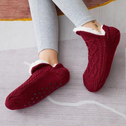 Winter Wool Socks Slippers - DroppLux