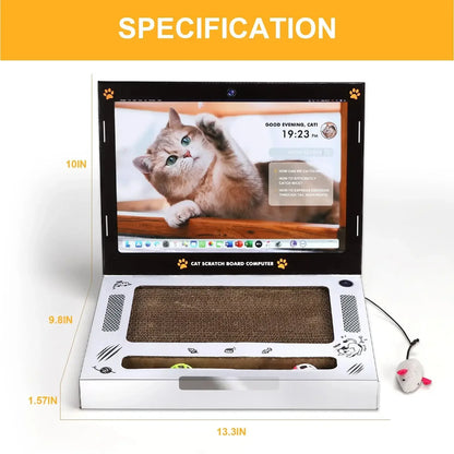 Cat Scratching Board Laptop - DroppLux