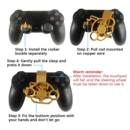 Mini Steering Wheel Game Controller Attachment - DroppLux