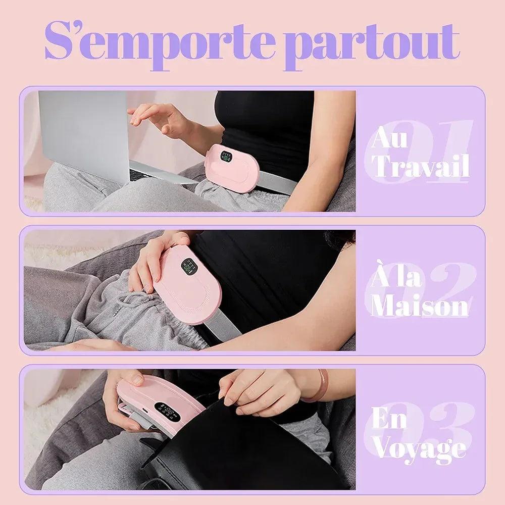 Ceinture Chauffante Anti-Douleur Menstruelle 🔥 – Soulagement Immédiat - DroppLux