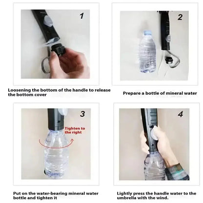 Portable Umbrella with Fan & Misting - DroppLux