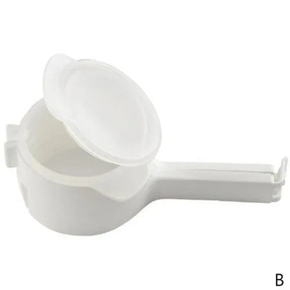 Sealing Clip With Noozle Snack Dispenser - DroppLux