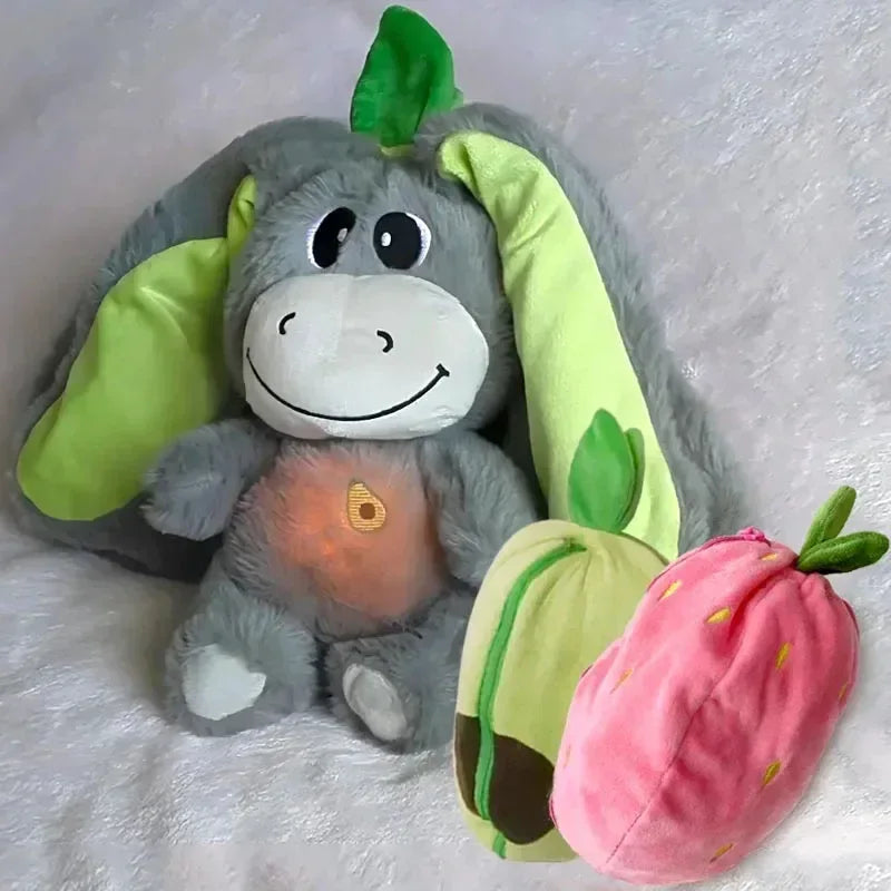 Strawberry Donkey Breathing Plush Doll - DroppLux