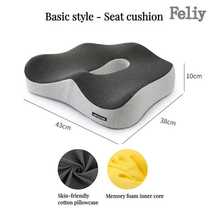 Memory Foam Office Chair Cushion - DroppLux