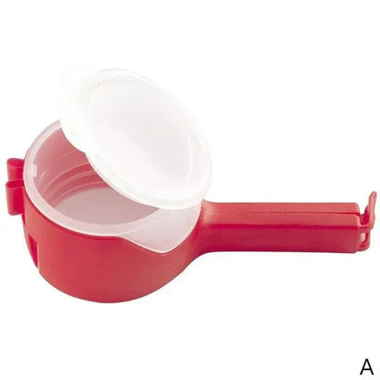 Sealing Clip With Noozle Snack Dispenser - DroppLux