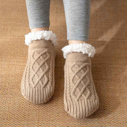 Winter Wool Socks Slippers - DroppLux