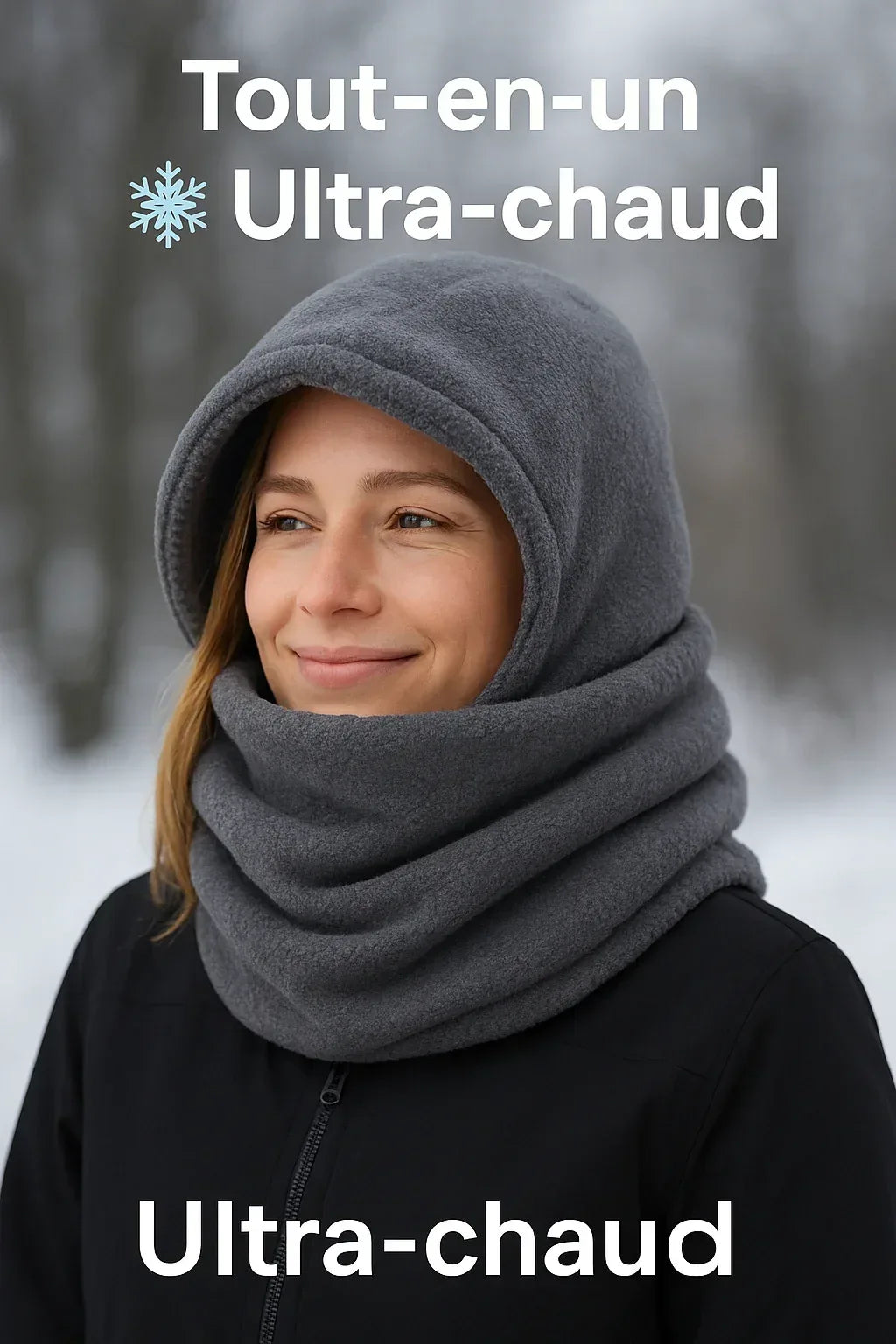 🧊 Protection intégrale visage & cou contre le froid extrême - DroppLux